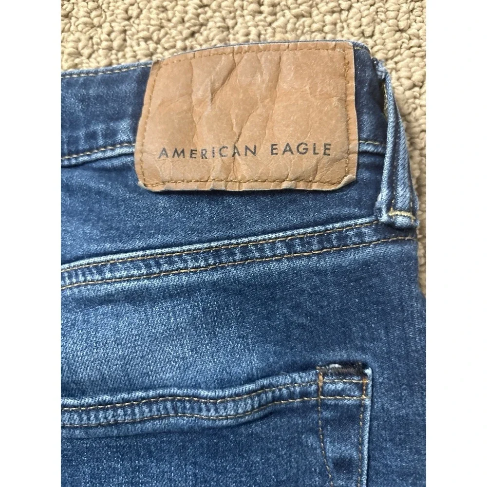 American Eagle Airflex Athletic Fit Jeans 30x34 Blue Mens Stretch Denim EUC
